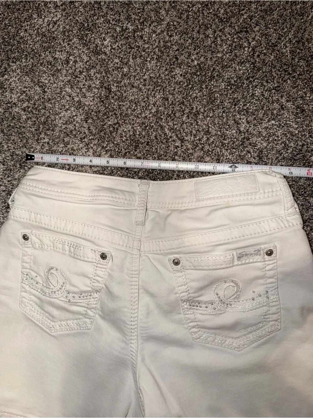 Seven7 white denim